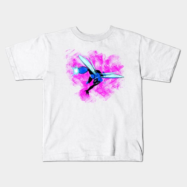 Blue Kids T-Shirt by Saly972